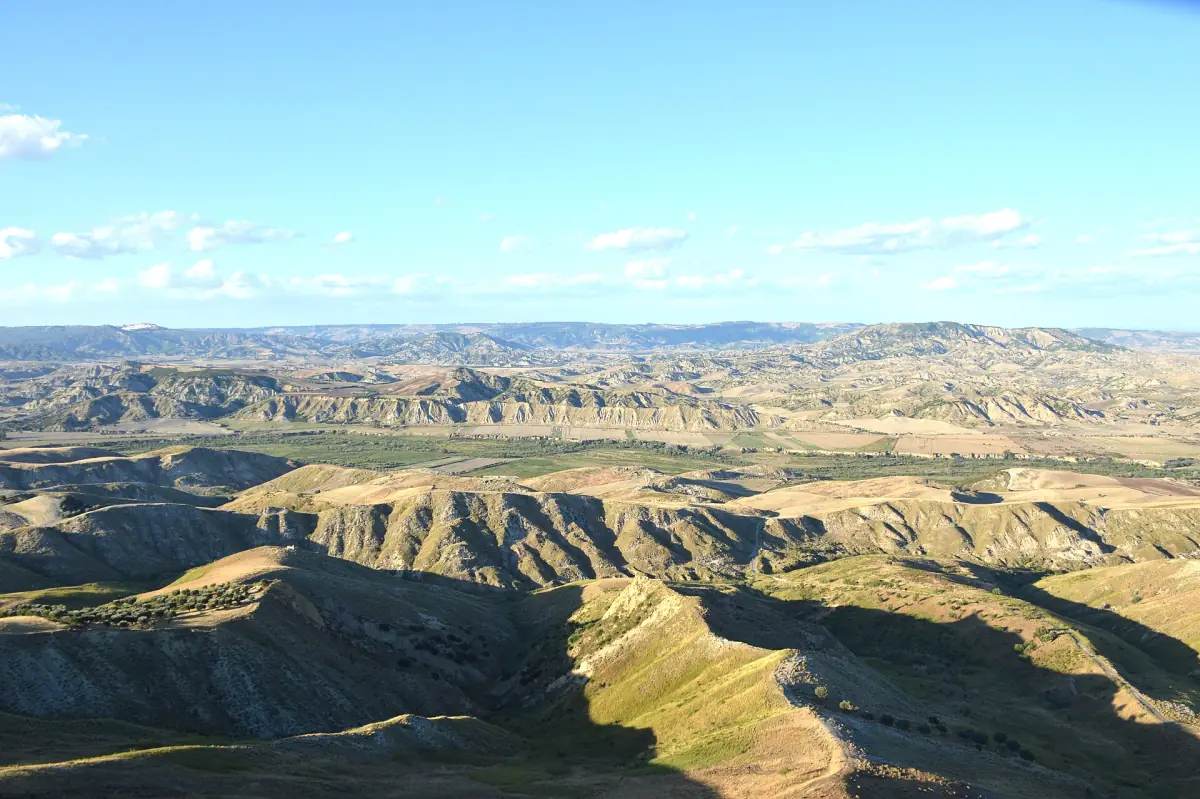 Clay hills near Craco