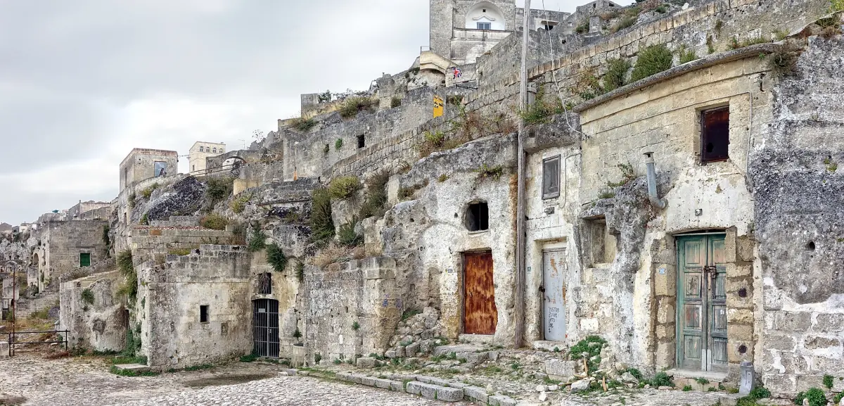 Cave houses in the Sassi