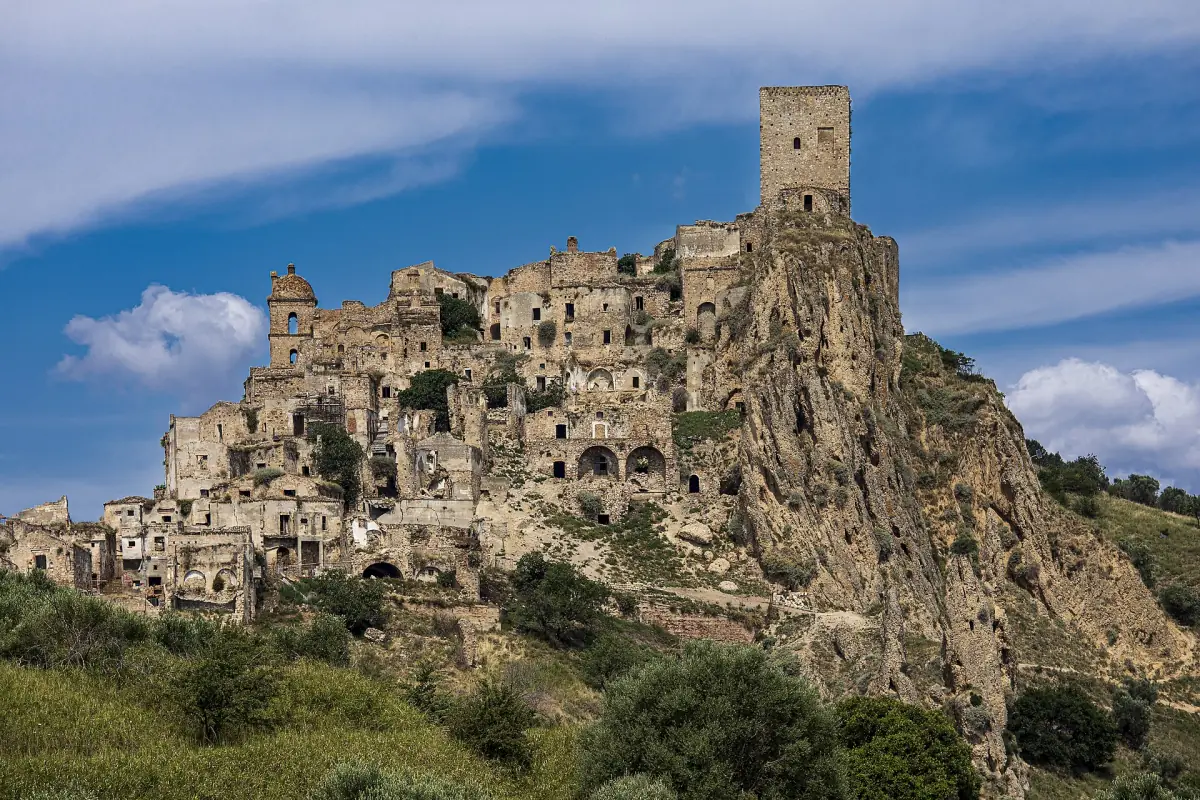 Craco on its hill