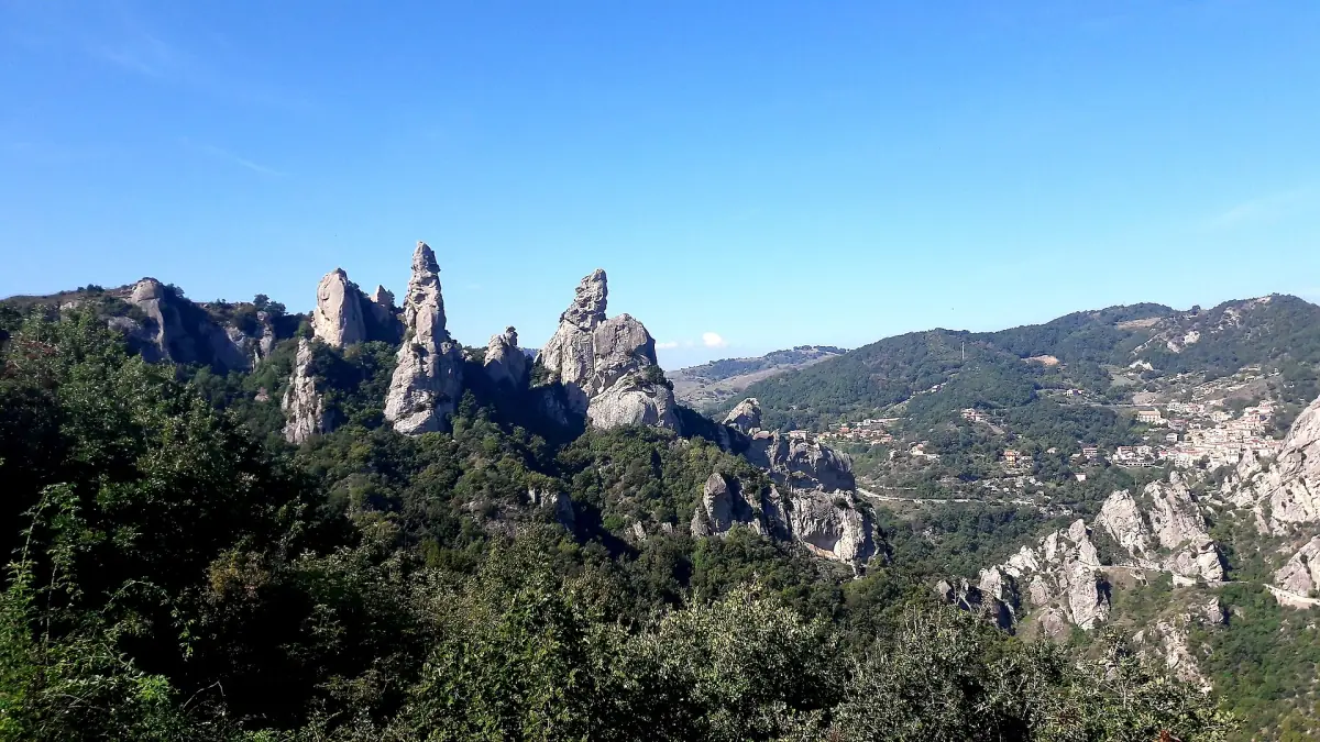 The peaks of the Lucanian Dolomites