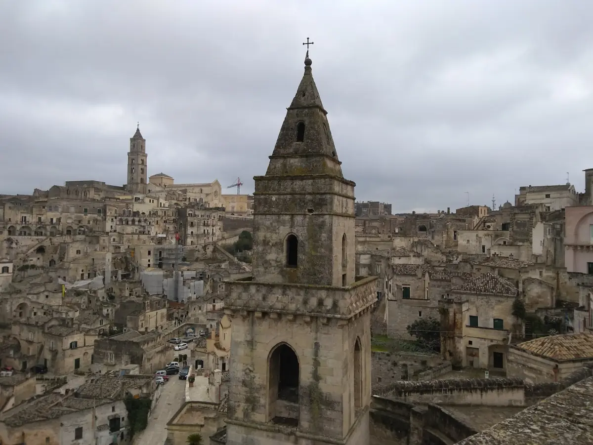 The bell tower of San Pietro Barisano