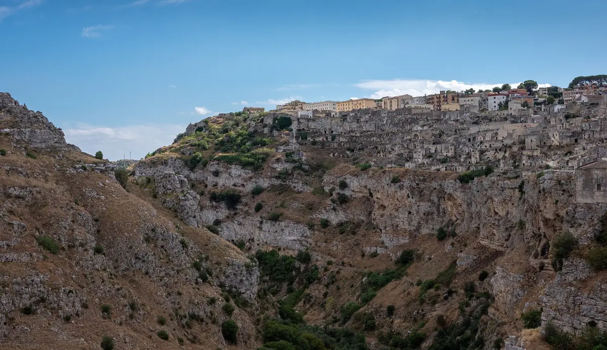 The Sassi above the Gravina ravine
