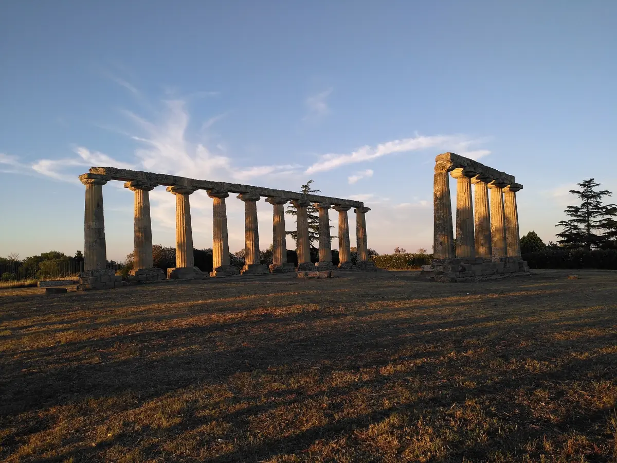 The Tavole Palatine in evening light